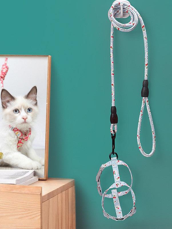 I-Shaped Cat Traction Harness With Adjustable Leash - Ultimate Freedom For Your Feline Friend